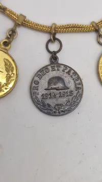 Original tysk ww1 miniture ordenskæde