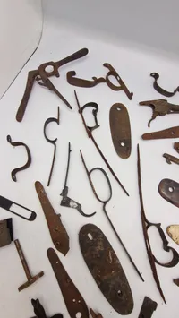 Samling våben resvervedele
