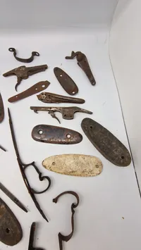 Samling våben resvervedele
