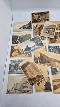 Samling antikke postkort