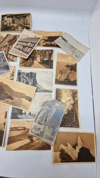 Samling antikke postkort