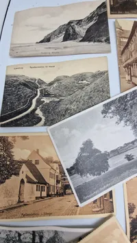 Samling antikke postkort