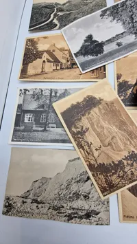Samling antikke postkort