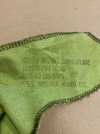 Originalt amerikansk hjelmovertræk - Vietnamkrigen