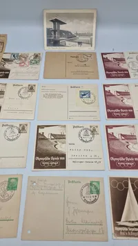 Samling originale olympiade postkort, 1936