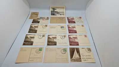 Samling originale olympiade postkort, 1936