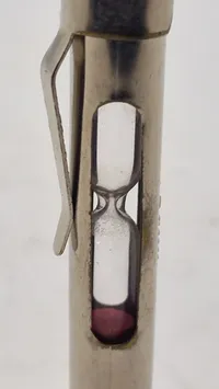 Timeglas, bruges af bl.a. sygeplejersker