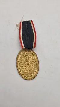 Original KRIEGSDENKMÜNZE - KYFFHÄUSER MEDAILLE "BLANK DIE WEHR-REIN DIE EHR 1914-1918"