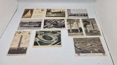 Samling originale olympiade postkort, 1936