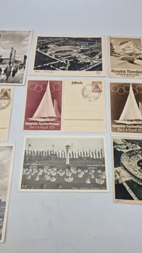 Samling originale olympiade postkort, 1936