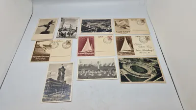Samling originale olympiade postkort, 1936