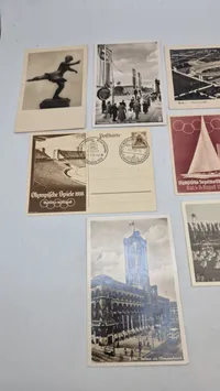 Samling originale olympiade postkort, 1936