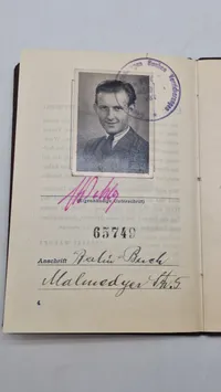 DDR Original Aktivist des Fünfjahrplanes samt id kort