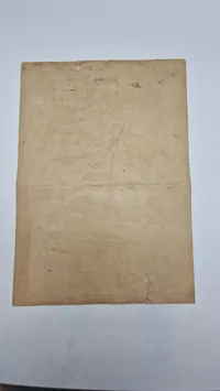 Originalt sovjetisk certifikat for deltagelse i oktober revolutionen