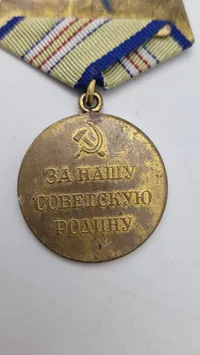 Original Medalje for forsvaret af Kaukasus" (russisk: "За оборону Кавказа") med foto og urkunde