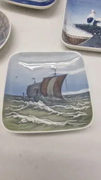 Samling royal Copenhagen plaketter