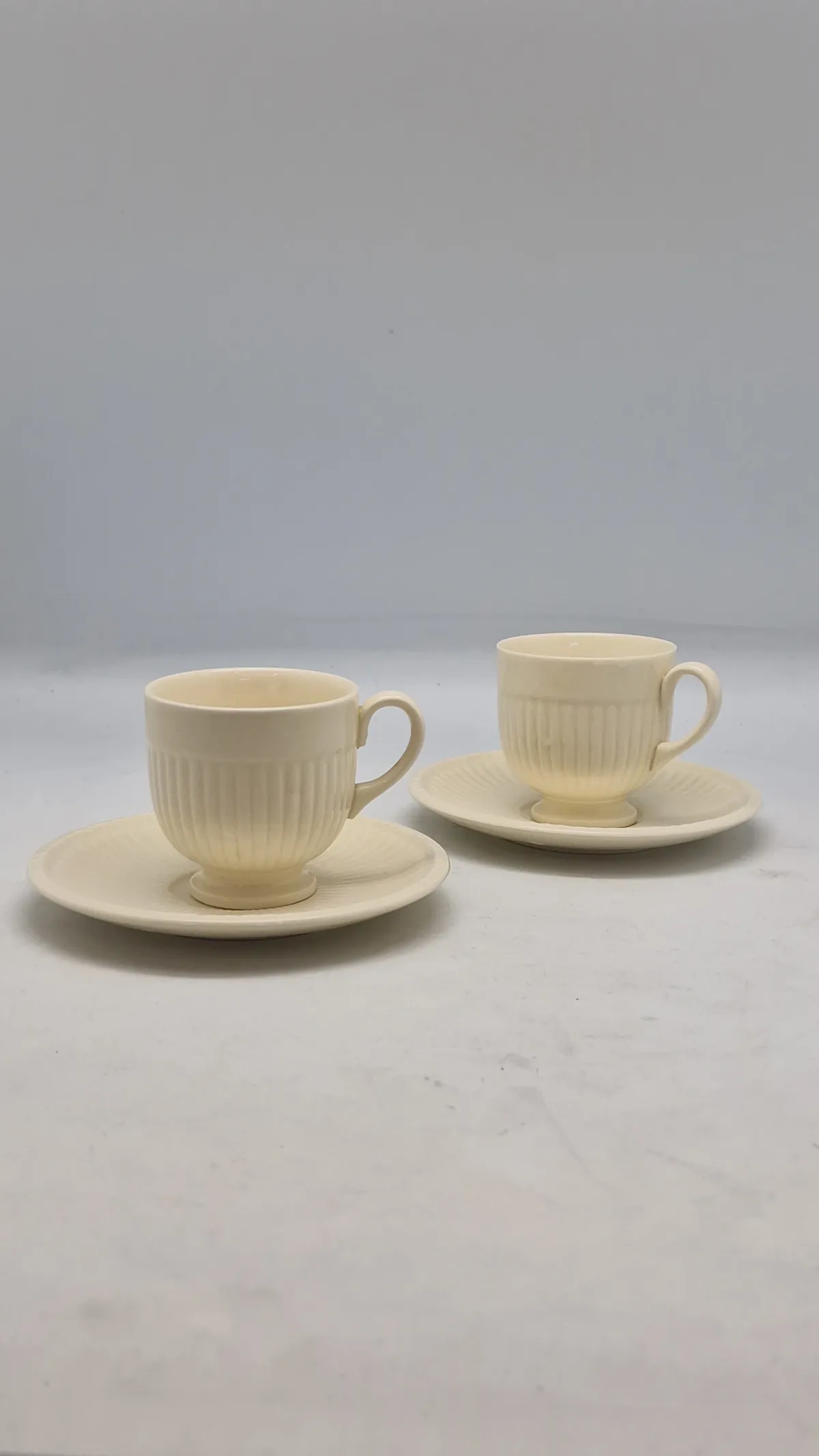 Wedgwood Edme kaffekopper og underkopper