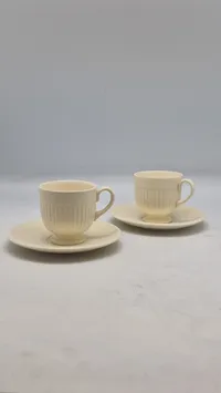 Wedgwood Edme kaffekopper og underkopper