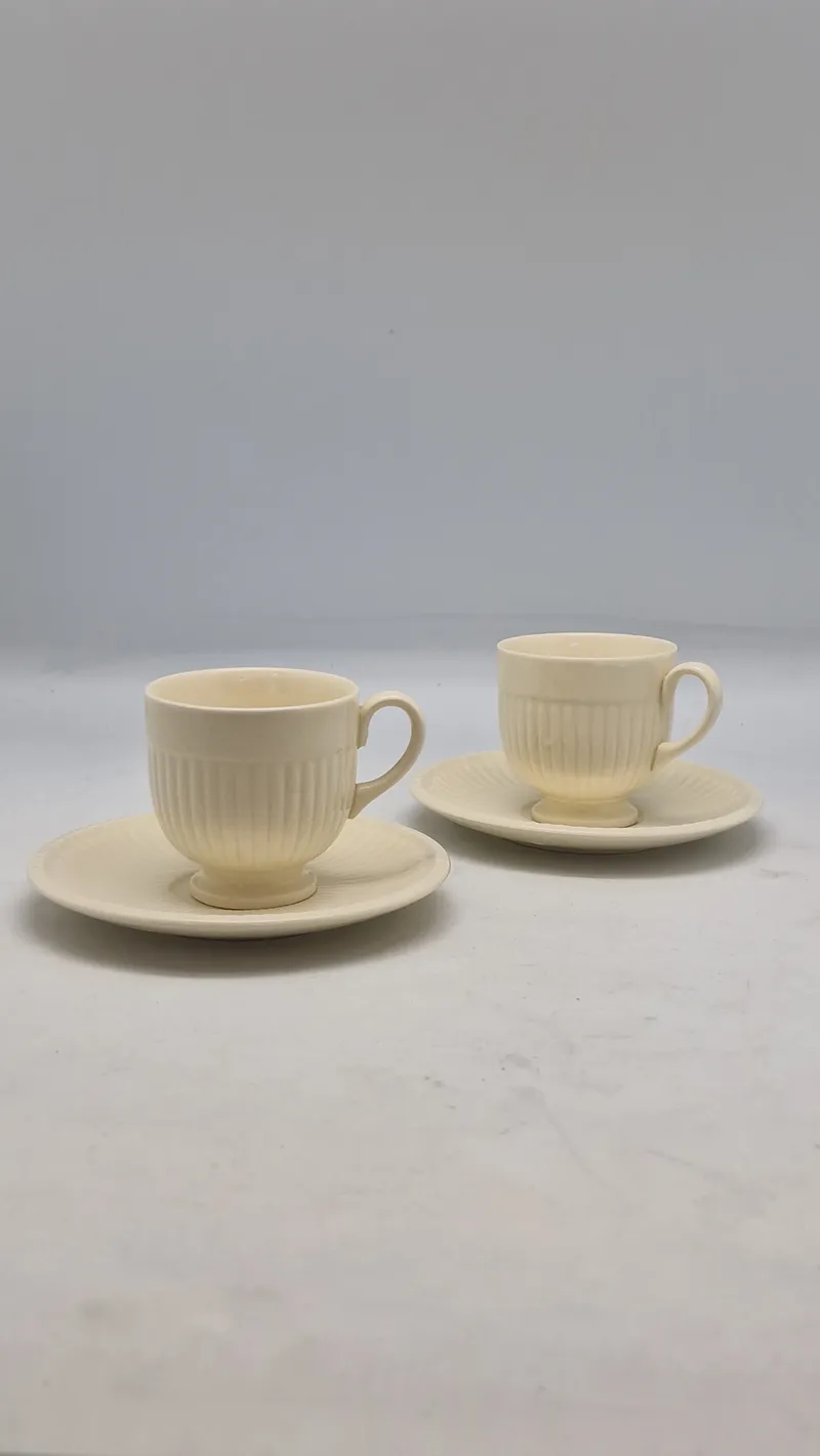 Wedgwood Edme kaffekopper og underkopper