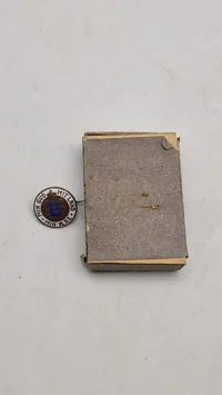 Original dansk national broche , sølv