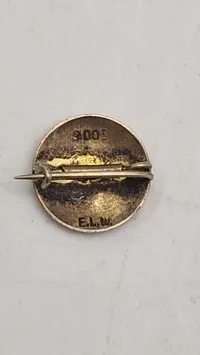 Original dansk national broche , sølv