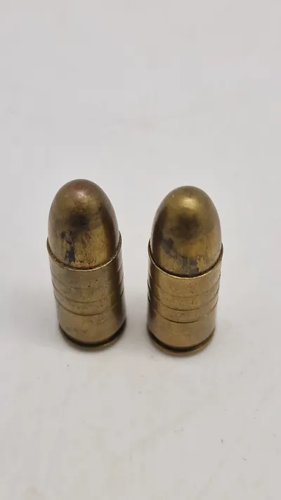 Originale tyske ww2 9 mm eksercerpatroner, fremstillet i dk under tysk kommando