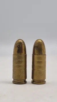 Originale tyske ww2 9 mm eksercerpatroner, fremstillet i dk under tysk kommando