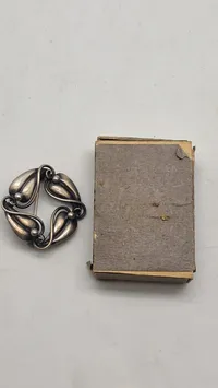 Broche af 830 sølv -  Rudolf Billing - Varde 1910 - 1937