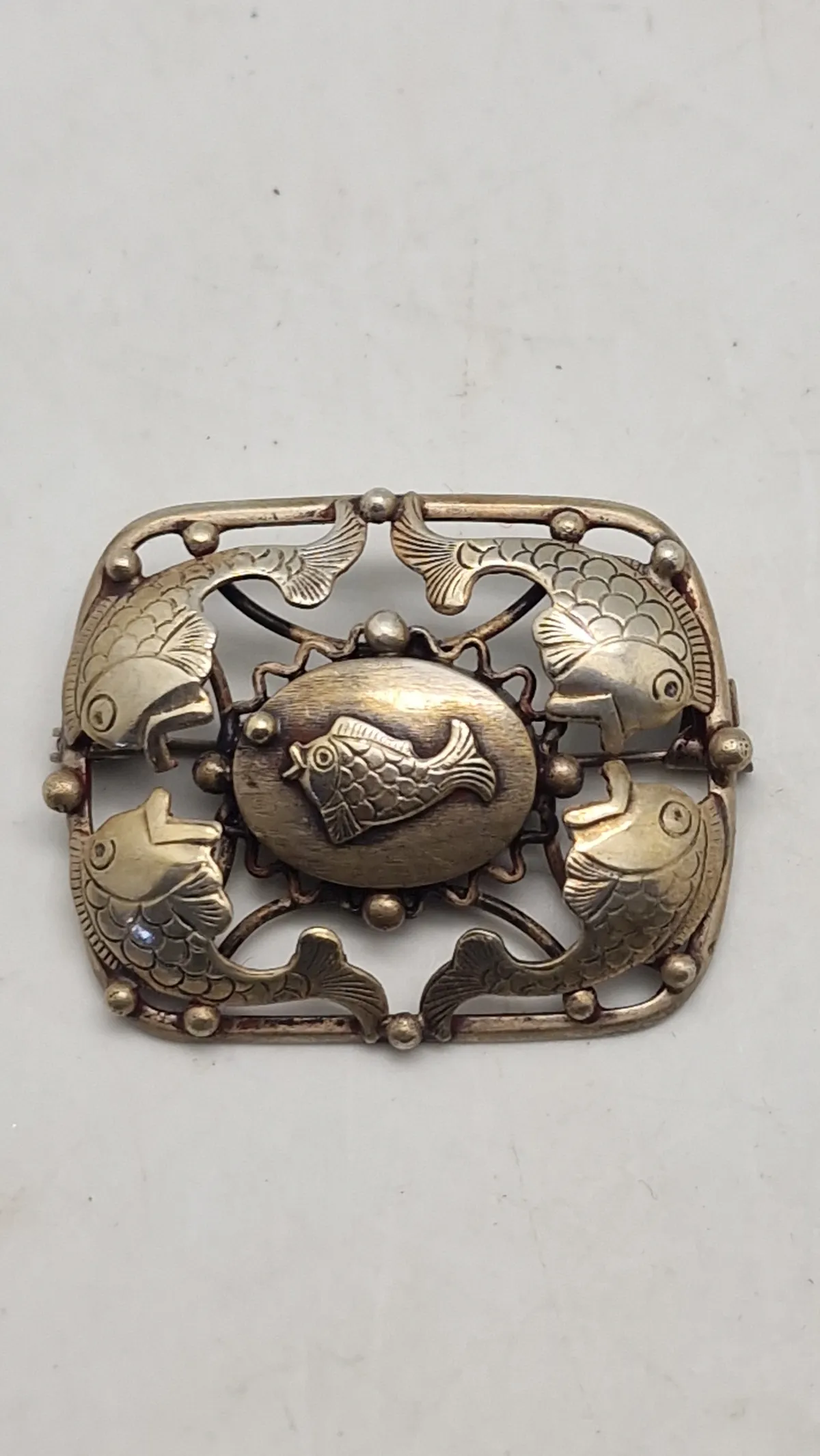 broche af 830 sølv fra Erikson & Kromann