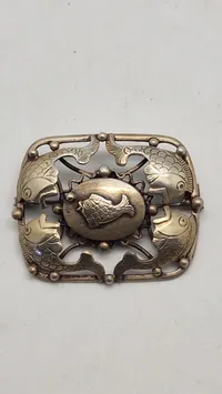 broche af 830 sølv fra Erikson & Kromann