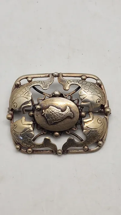 broche af 830 sølv fra Erikson & Kromann