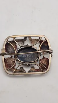 broche af 830 sølv fra Erikson & Kromann