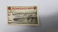 Original nødseddel, Rinkenæs