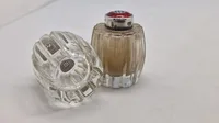 Salt og pepper sæt, Meka med låg af 925 sterlingsølv belagt med emalje