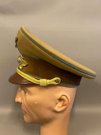 Sjælden original NSDAP kasket for politisk leder - ww2 med RZM label under svedrem