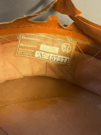 Sjælden original NSDAP kasket for politisk leder - ww2 med RZM label under svedrem