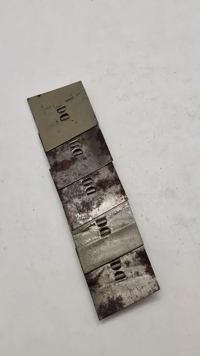 Original Tysk ww1  plade for medalje spange