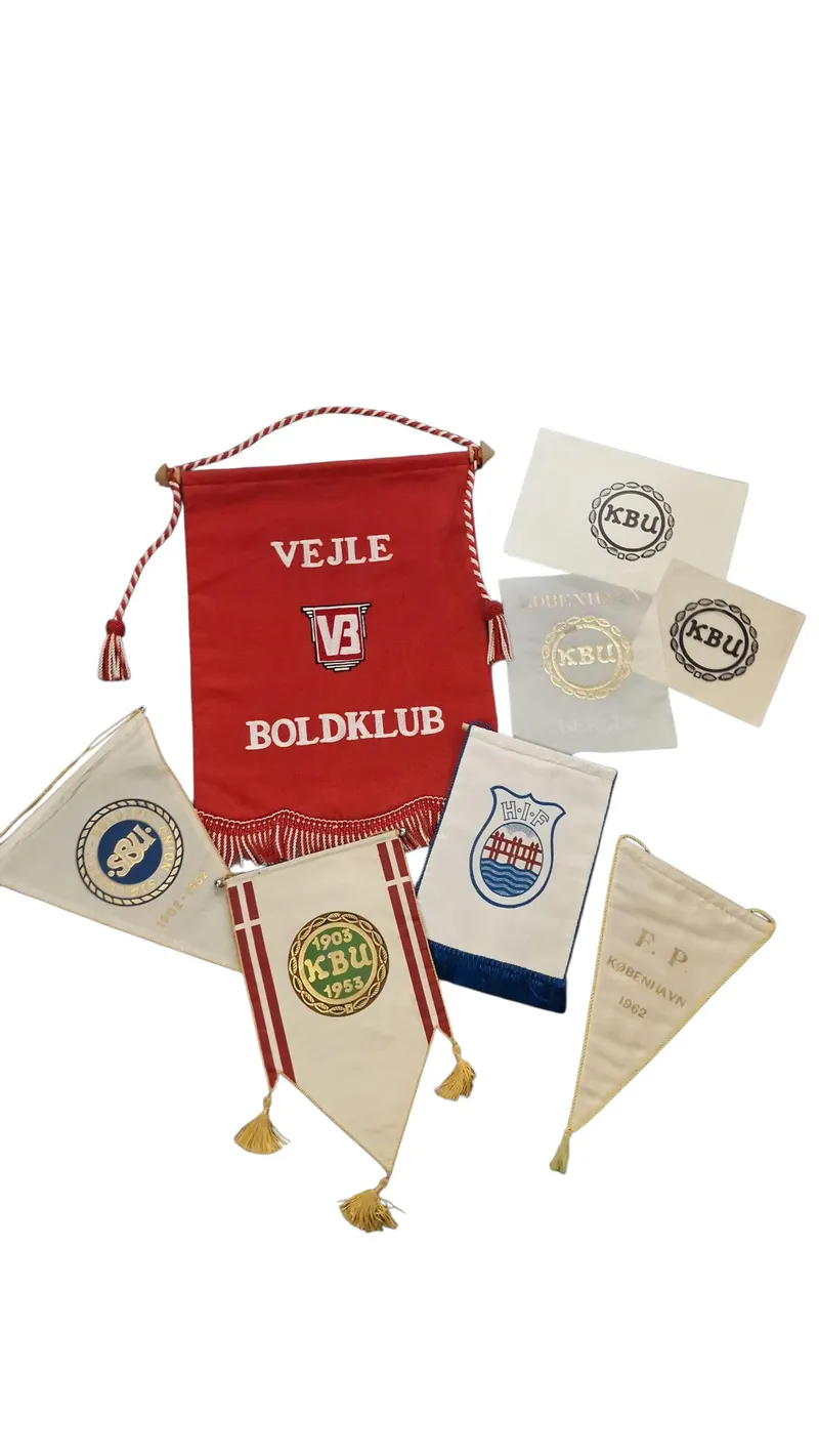Samling originale bordbannere, KBU