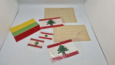 Samling originale miniature faner, Libanon