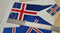 Samling originale miniature faner, Island og Norge
