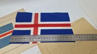 Samling originale miniature faner, Island og Norge