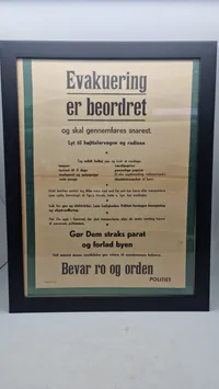 Original dansk evaluerings plakat