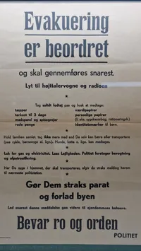 Original dansk evaluerings plakat