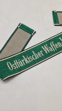 Original SS cuff title "Östtürkischer Waffen-Verband der SS"