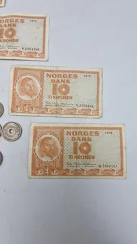Samling norsk valuta