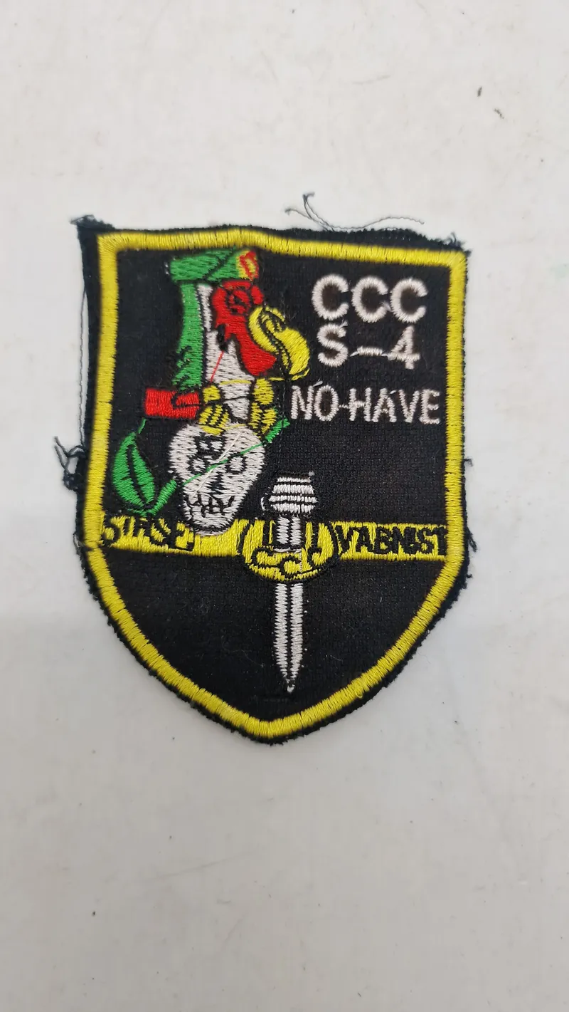Originalt patch, US Army 5th Special Forces Group, der blev brugt under Vietnamkrigen