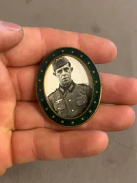 Originalt lomme billede med tysk soldat - ww2 
En rigtig sweet heart ting