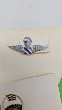 Samling originale Airborne patches, badges mm.