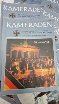 Samling originale tyske veteranblade