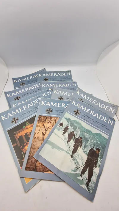 Samling originale tyske veteranblade
